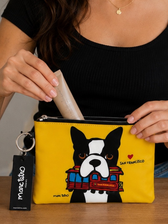 Marc Tetro Other - Marc Tetro San Francisco Dog Zip Pouch NWT